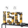 Spampur Wall Mount Tool Organizer Steel Garage Storage-4