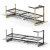 CCCEI Yellow Metal Wall Mount Tool Organizer 4 Shelves-2