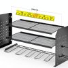 TRZZ Wall Mount Tool Rack Iron Storage Garage Workshop-5