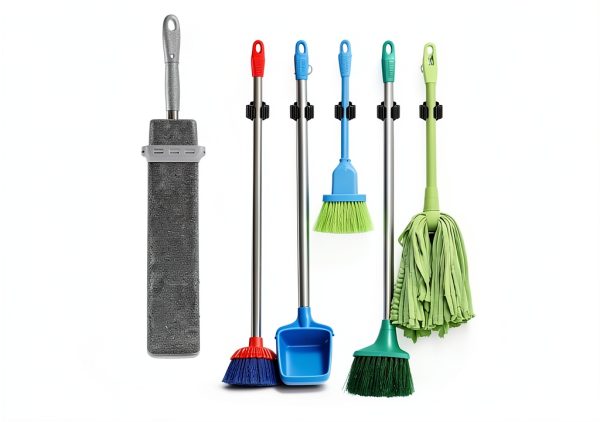 Baecel Broom Holder Stainless Steel Wall Mount Heavy Duty-3