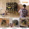 POKIPO Wall Mount Tool Organizer Charging Station Black-5