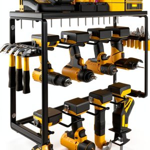 7S Garage Tool Organizer Wall Mount Steel Shelf Storage-0