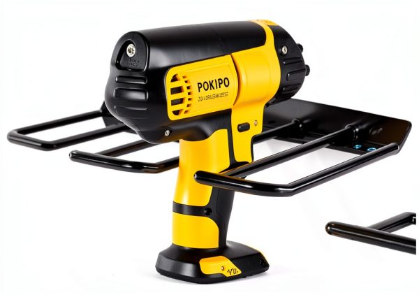 POKIPO Garage Tool Rack Alloy Steel Rust Resistant Wall-2