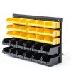 KJE Plastic Wall Mount Storage Bins Detachable Garage-1
