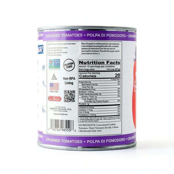 San Merican Crushed Tomatoes Balanced Flavor USA Grown-1