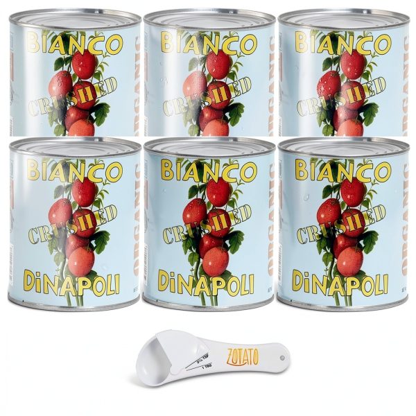 Zotato Organic Crushed Tomatoes 6 Pack Italian Style-0
