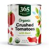 365 Organic Crushed Tomatoes Basil Canned Grocery Food-0