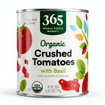 365 Organic Crushed Tomatoes Basil Canned Grocery Food-0