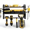 TRZZ Wall Mount Tool Rack Iron Storage Garage Workshop-6