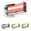 KAFAHOM Tool Rack Wall Mount Alloy Steel 8 Drill Holder-4