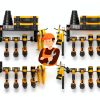 TRZZ Wall Mount Tool Rack Alloy Steel Garage Storage-5
