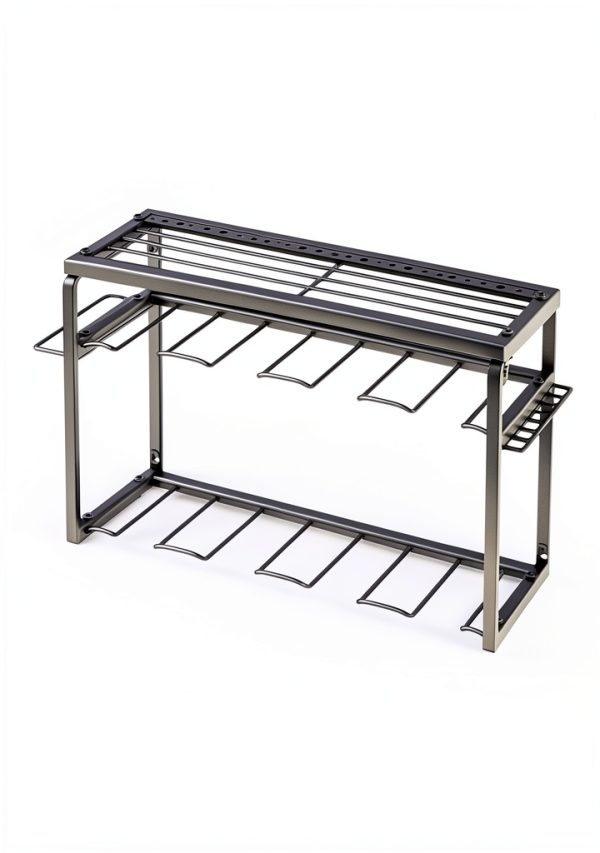 7S Garage Tool Organizer Wall Mount Steel Shelf Storage-2