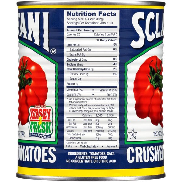 B&G Foods Crushed Tomatoes 28 Ounce Pack Fresh Vine Ripened-1