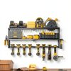 Spampur Wall Mount Tool Organizer Steel Garage Storage-2