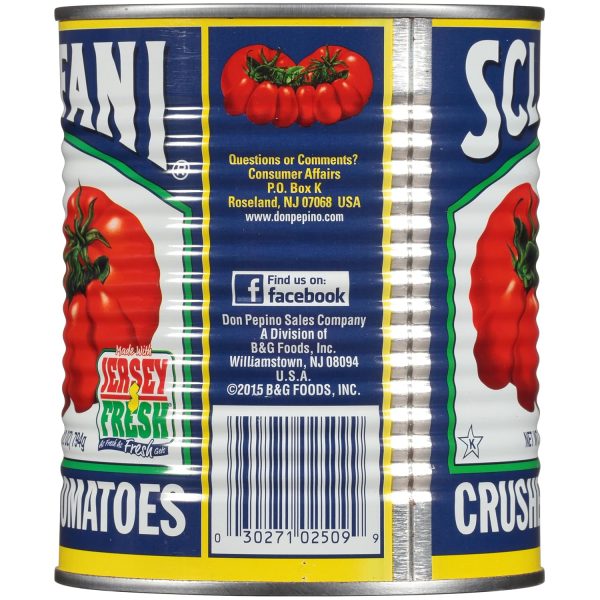 B&G Foods Crushed Tomatoes 28 Ounce Pack Fresh Vine Ripened-5