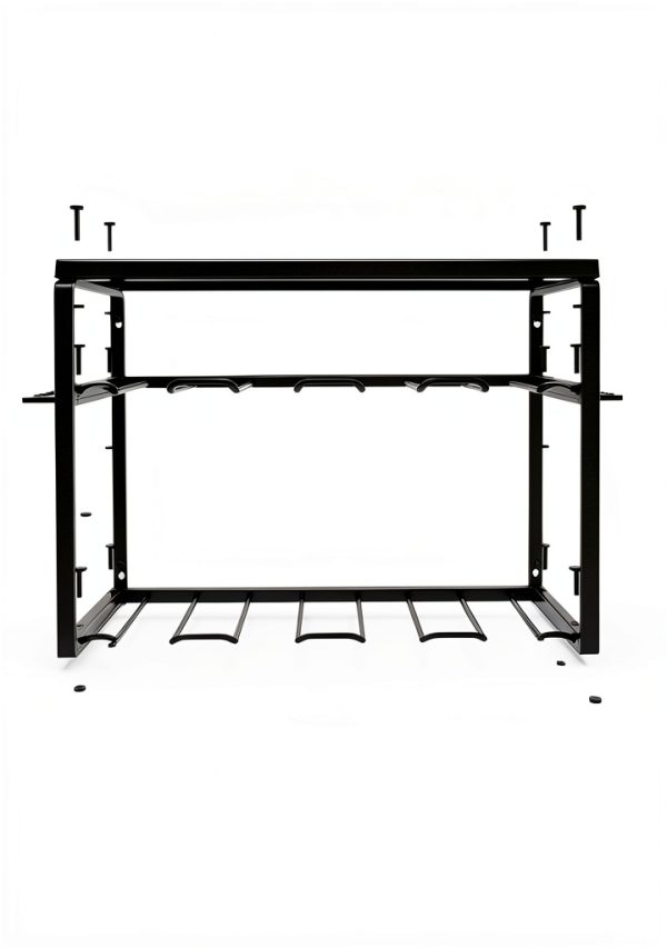 7S Garage Tool Organizer Wall Mount Steel Shelf Storage-5