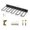 POKIPO Garage Tool Rack Alloy Steel Rust Resistant Wall-3