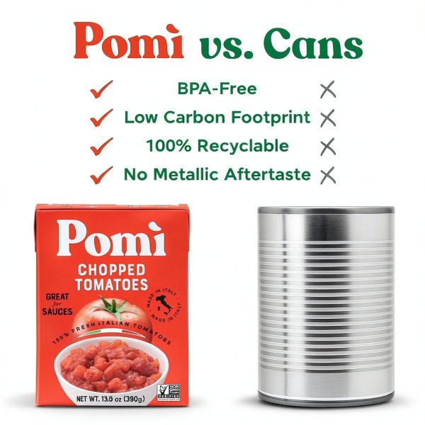 Pomì Organic Chopped Tomatoes Italian BPA-Free Carton-8