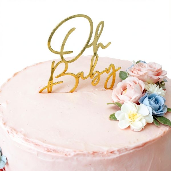 Acrylic Baby Cake Toppers Set by SRMIRO Home Decor-4
