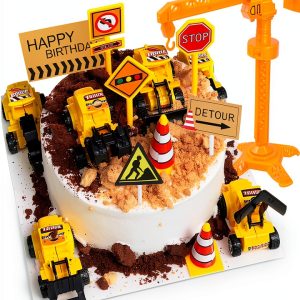 Construction Cake Toppers by Vitalili Home Kitchen-0