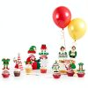 Elf-Themed Cupcake Toppers HigzYovn Home Kitchen-4