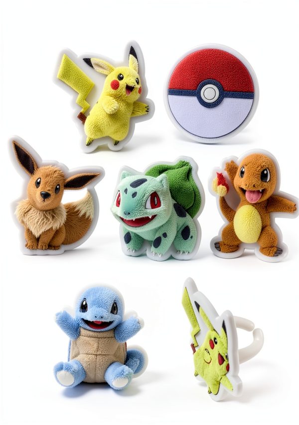 DecoPac Pokémon Cake Decorations Rings-4