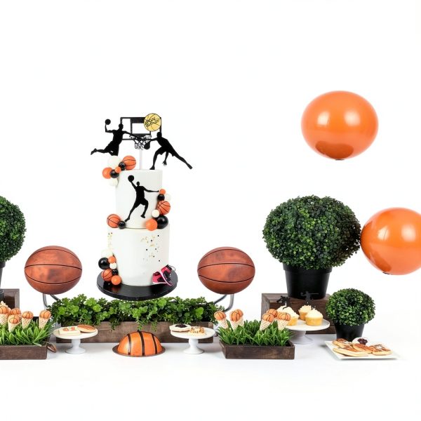 Basketball Cake Toppers by RASSLISA Home Decor-4