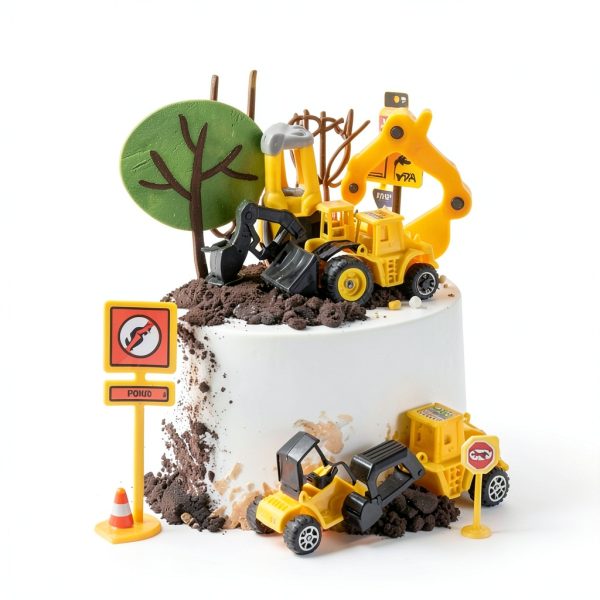 Construction Cake Toppers by Vitalili Home Kitchen-6