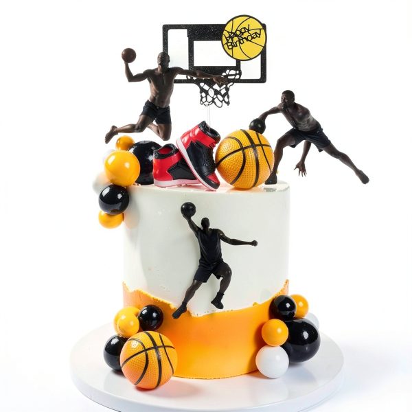 Basketball Cake Toppers by RASSLISA Home Decor-2