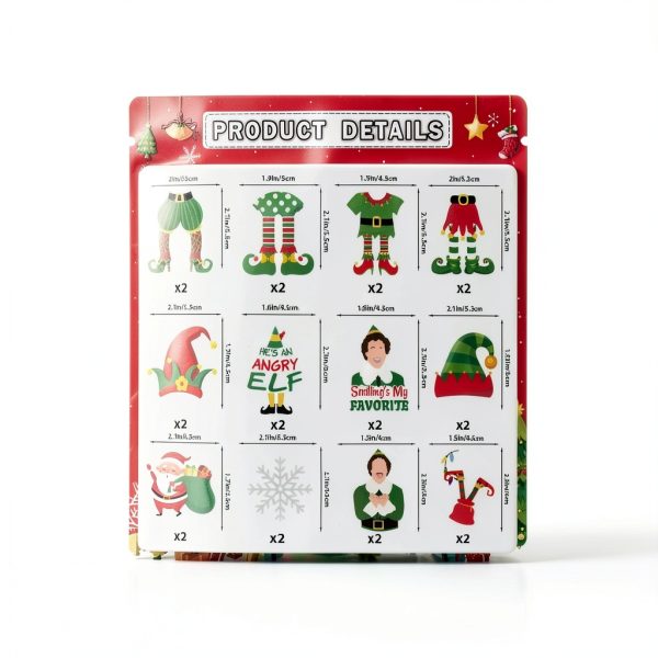 Elf-Themed Cupcake Toppers HigzYovn Home Kitchen-1