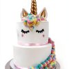 Unicorn Cake Topper Kit by YL531647 Soft Ceramic 4" Horn & 2" Ears-7