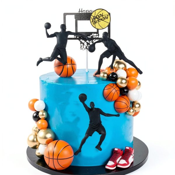 Basketball Cake Toppers by RASSLISA Home Decor-3