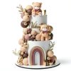 Bear Cake Decoration Set SONICEBUY Plastic Design-0