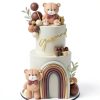 Bear Cake Decoration Set SONICEBUY Plastic Design-5