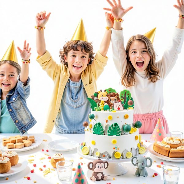 Gardiva Jungle Animal Cake Topper Set-5