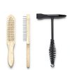 YESWELDER Welding Chipping Hammer and Wire Brush, firm Carbon Steel material with Shock absorption Helical Spring Handle, Cone and Vertical Chisel Hammer, Remove welding Slag-1