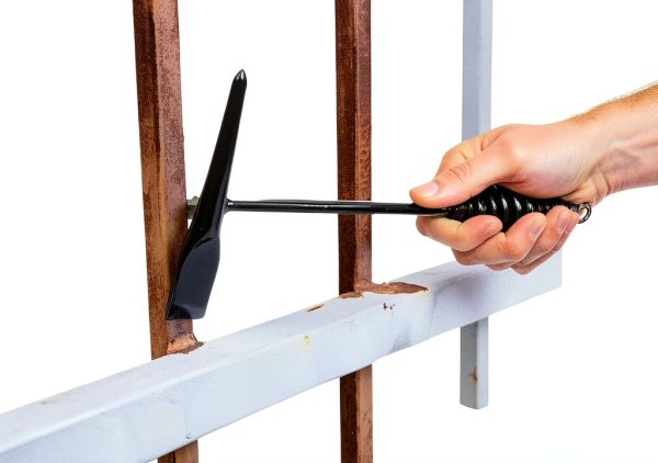 Welding Chipping Hammer by Gino Tempered Steel with Wire Brushes-7