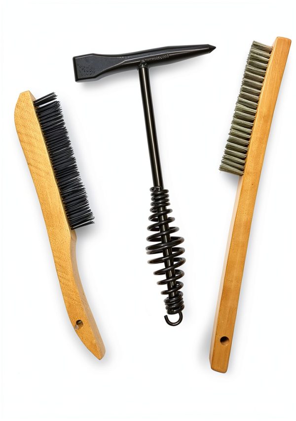 Welding Chipping Hammer by Gino Tempered Steel with Wire Brushes-3