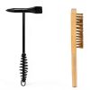 Welding Chipping Hammer CZMOONSEE 11in Spiral Handle and Wire Brush-1