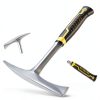 Welding Chipping Hammer with 2 Wire Brush,Heavy Duty Slag Removal Tool with Nonslip Handle,for Welders Metal Cleaning Workshop and DIY Projects-3