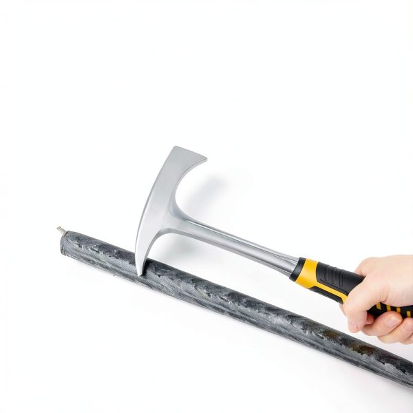 Chipping Hammer - 2Pcs High Carbon Steel Slag Removal Tool with Ergonomic Grip, Heavy Duty Pointed & Flat Heads Slag Hammer for Welding Metal Cleaning DIY Projects Workshop-2