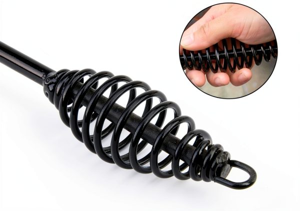 Welding Chipping Hammer Luckyweld 45# Steel Slag Hammer Spring Handle-3