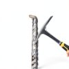 Chipping Hammer - 2Pcs High Carbon Steel Slag Removal Tool with Ergonomic Grip, Heavy Duty Pointed & Flat Heads Slag Hammer for Welding Metal Cleaning DIY Projects Workshop-3