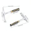 Chipping Hammer - 2Pcs High Carbon Steel Slag Removal Tool with Ergonomic Grip, Heavy Duty Pointed & Flat Heads Slag Hammer for Welding Metal Cleaning DIY Projects Workshop-1