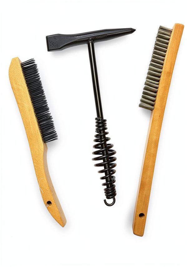 Welding Chipping Hammer by Gino Tempered Steel with Wire Brushes-0