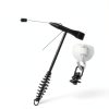 Welding Chipping Hammer CZMOONSEE 11in Spiral Handle and Wire Brush-2