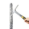 Chipping Hammer - 2Pcs High Carbon Steel Slag Removal Tool with Ergonomic Grip, Heavy Duty Pointed & Flat Heads Slag Hammer for Welding Metal Cleaning DIY Projects Workshop-8