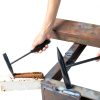 Welding Chipping Hammer Luckyweld 45# Steel Slag Hammer Spring Handle-5