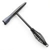 YESWELDER Welding Chipping Hammer and Wire Brush, firm Carbon Steel material with Shock absorption Helical Spring Handle, Cone and Vertical Chisel Hammer, Remove welding Slag-2
