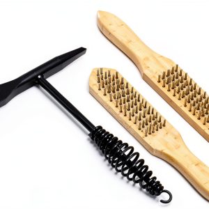 YESWELDER Welding Chipping Hammer and Wire Brush, firm Carbon Steel material with Shock absorption Helical Spring Handle, Cone and Vertical Chisel Hammer, Remove welding Slag-0